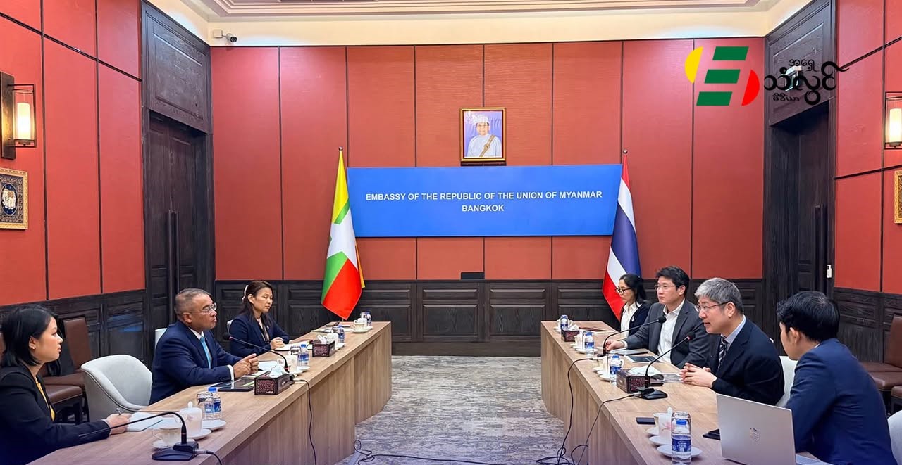 YASEC မြို့ပြဖွံ့ဖြိုးရေးစီမံကိန်း အခြေအနေများကို AMATA တာဝန်ရှိသူတွေနဲ့ ထိုင်းနိုင်ငံဆိုင်ရာ မြန်မာသံအမတ်ကြီးတို့ တွေ့ဆုံဆွေးနွေး